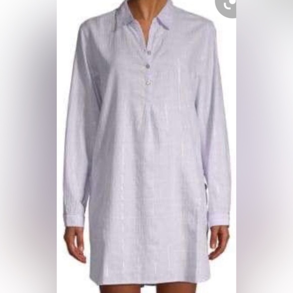 UGG Other - NWT UGG Lavender/Metallic Gabri Plaid Sleep Shirt